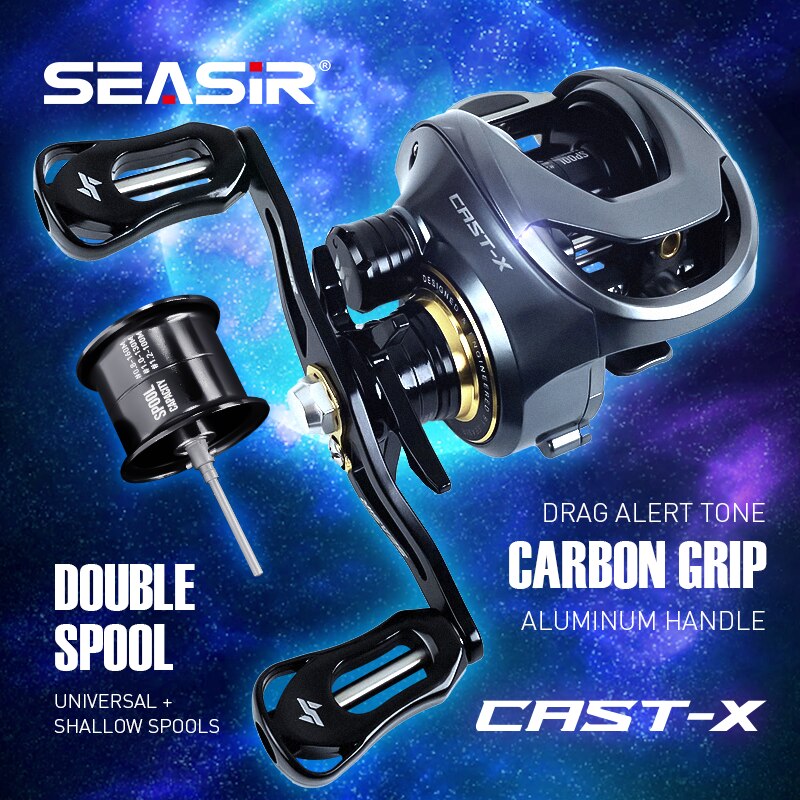 Abu Garcia Reel Max - SEASIR Cast-X Baitcasting Reel 7.3:1 HS