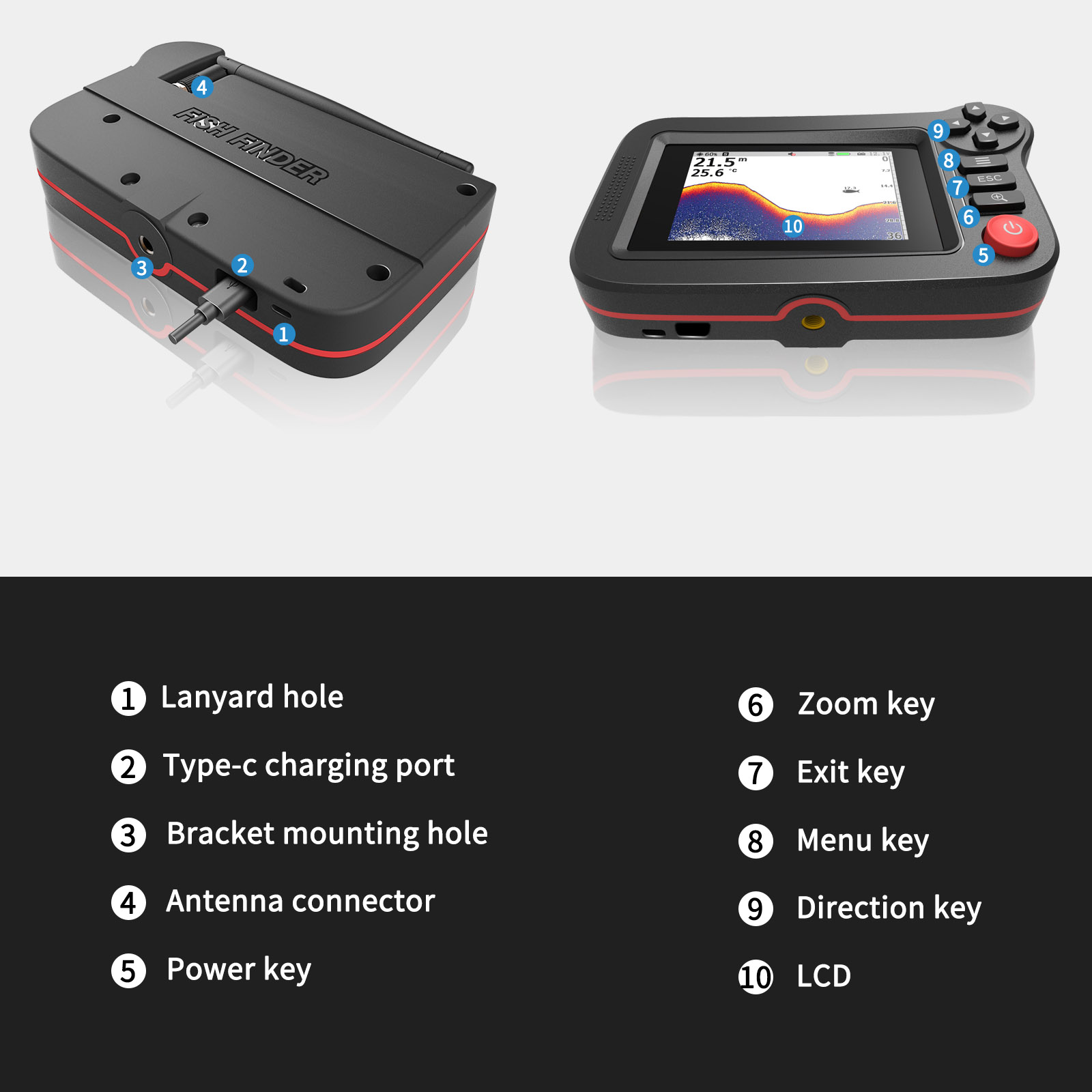 Smart Fish Finder - Portable F - Fish Finder Gps recension och pris