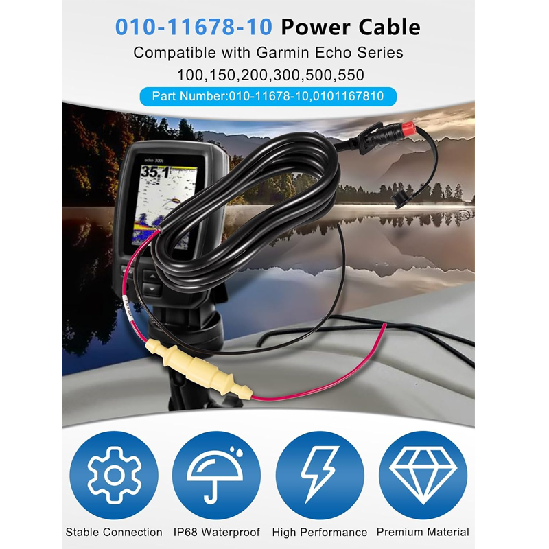 010-11678-10 Marine Power Cabl - Fish Finder Cable recension och pris