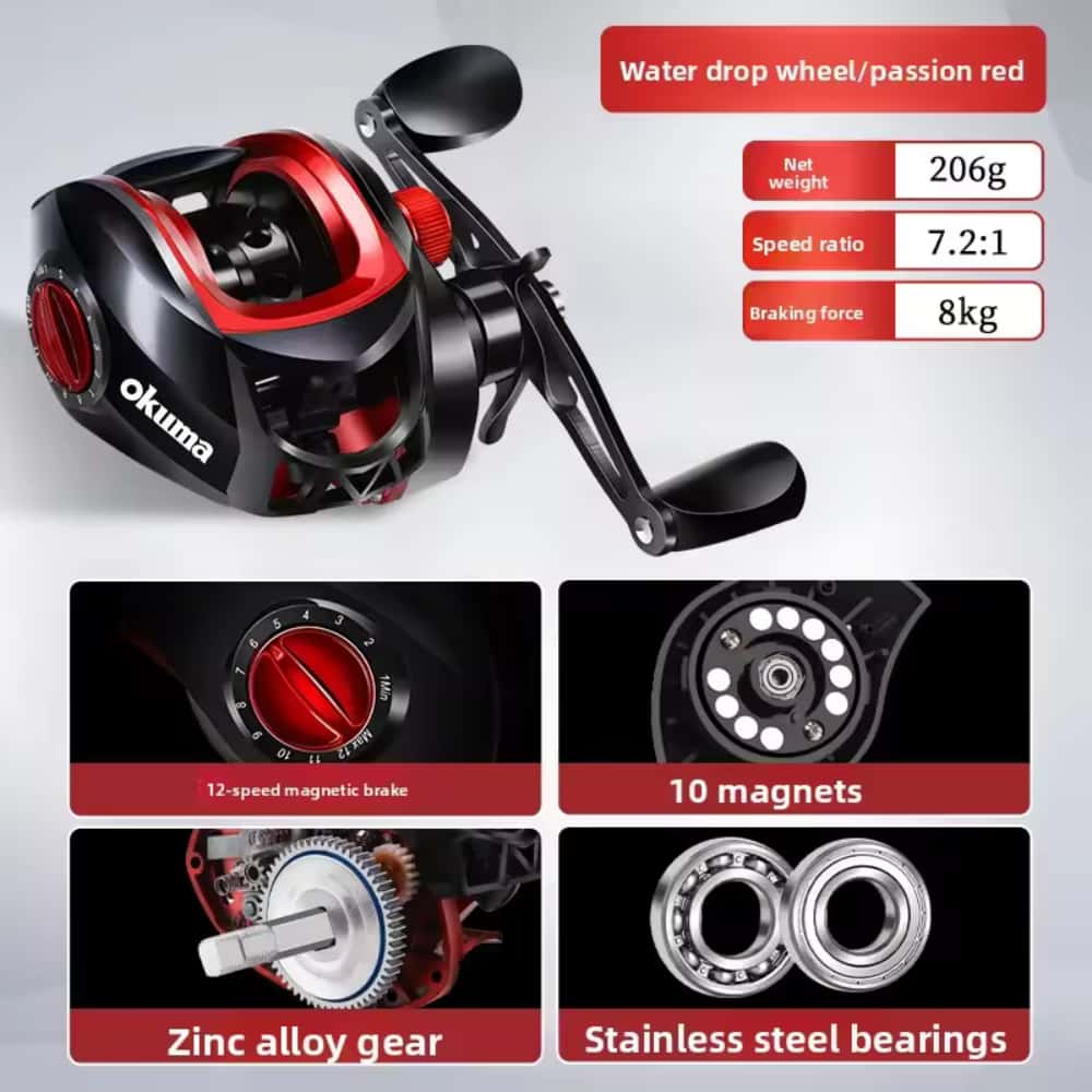 Okuma Baitcasting Fishing Reel - Abu Garcia Reel Max recension och pris