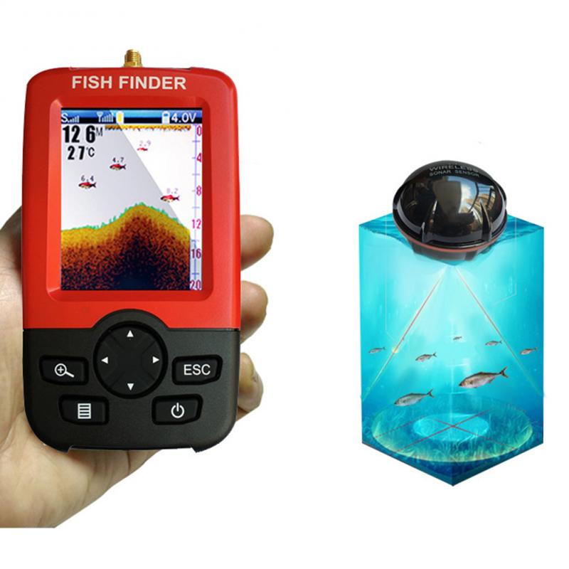 Portable Depth Fish Finder wit - Fish Finder Portable recension och pris