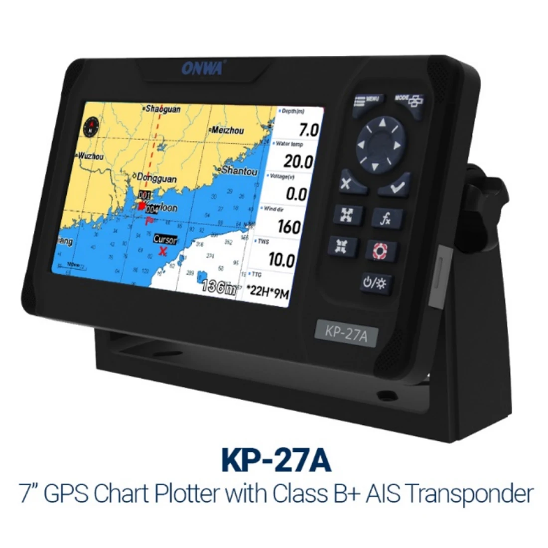 ONWA KP-27A 7-inch Color LCD G - Fish Finder Gps recension och pris