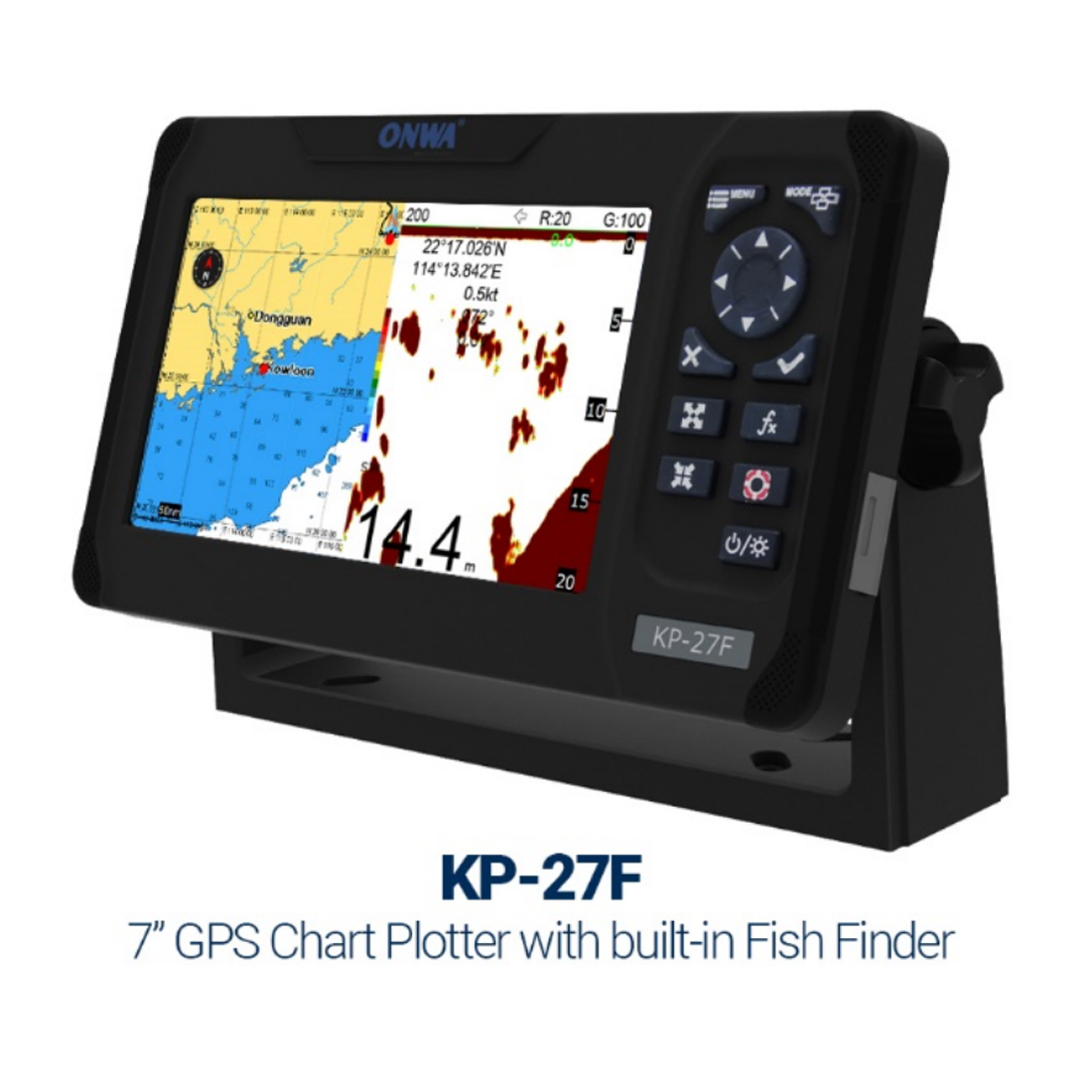 ONWA KP-27F 7-inch Marine GPS  - Fish Finder Gps recension och pris