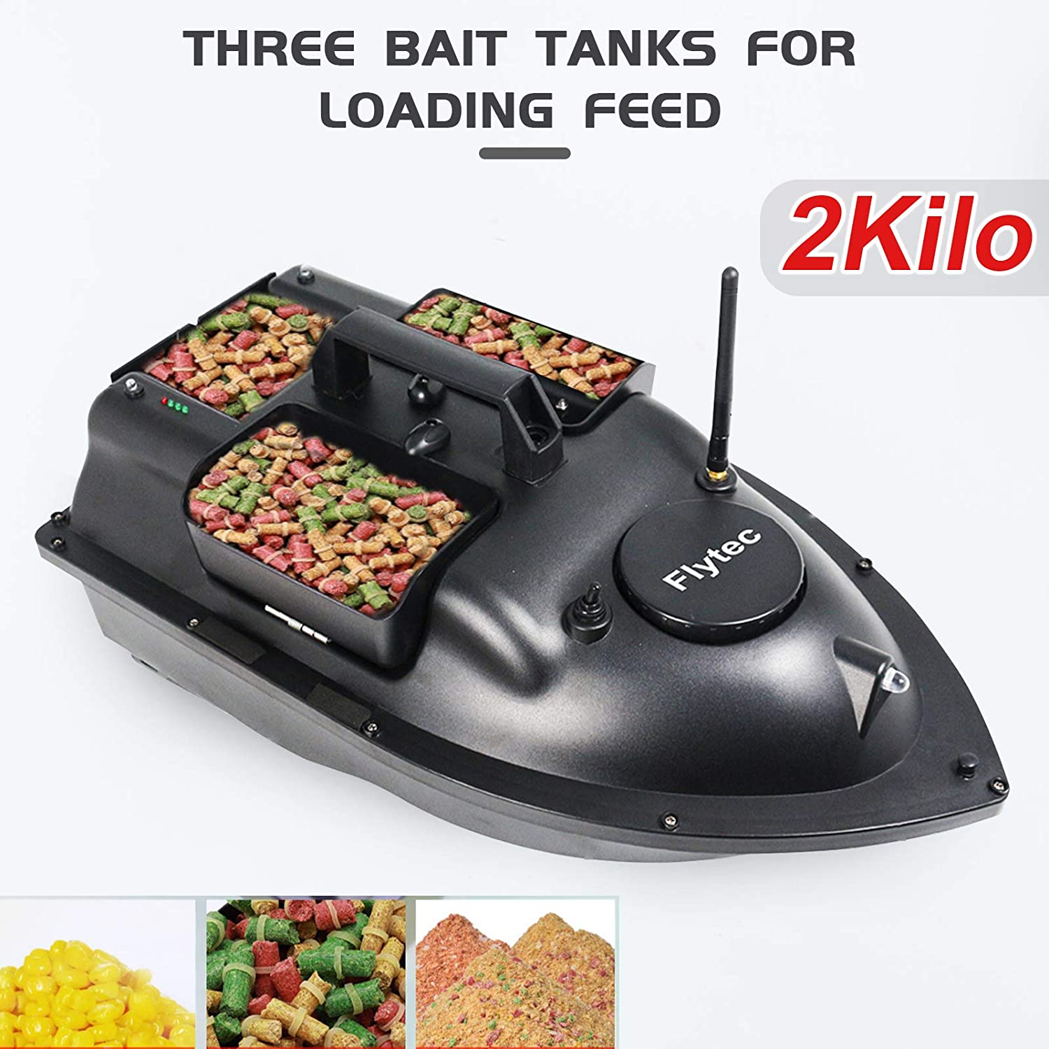 500M Wireless RC Bait Boat Hoo - Fish Finder Gps recension och pris